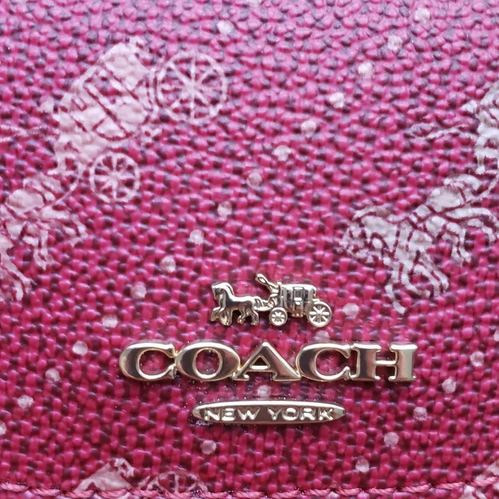 COACH Bag Charm With Horse And Carriage Print - Picture 4 of 11